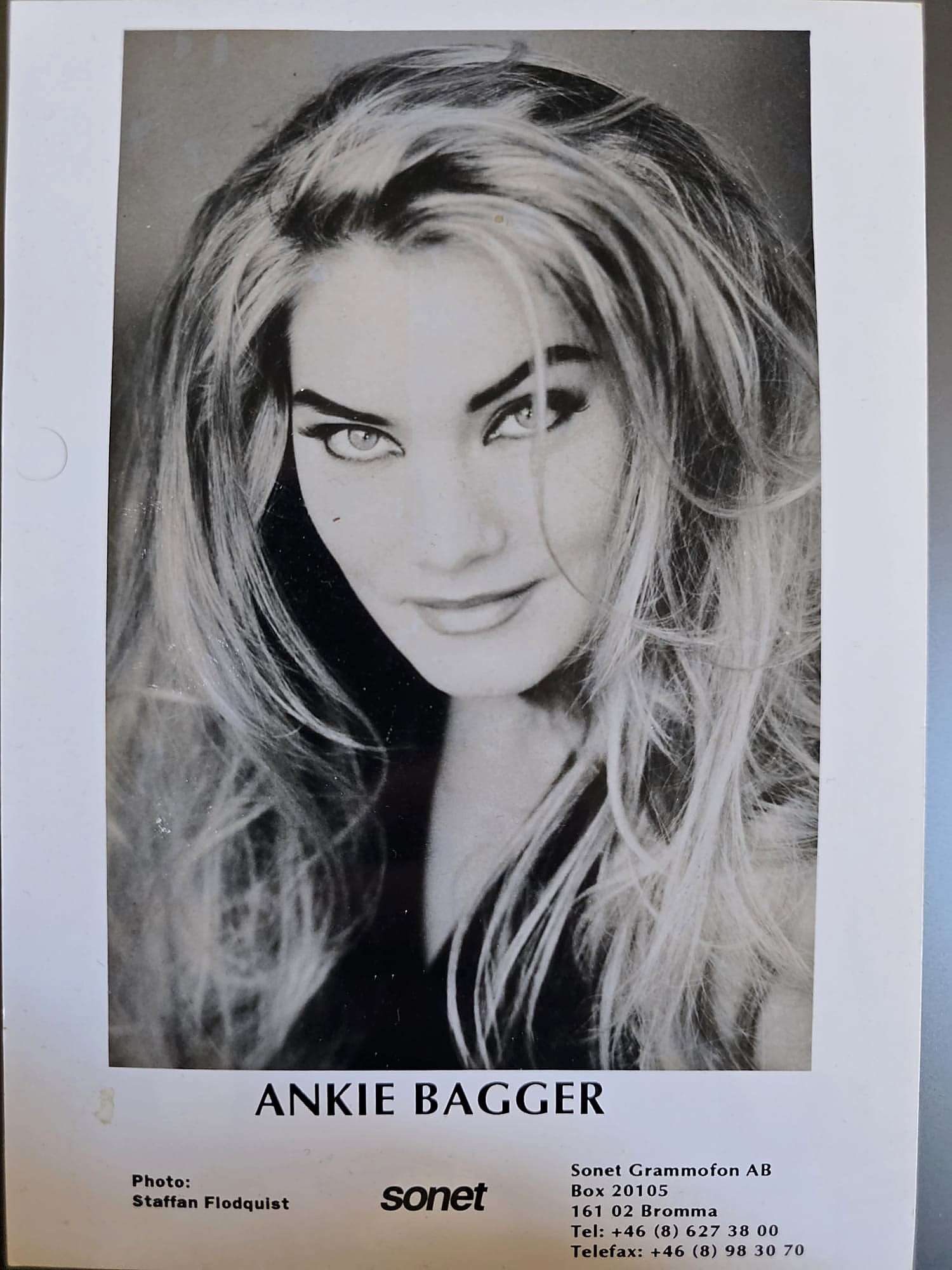Ankie Bagger presskort